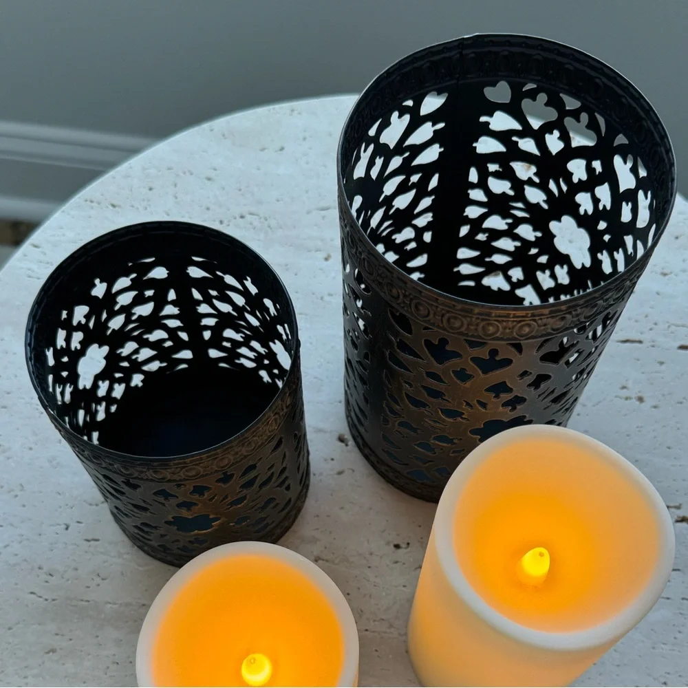 Willow House Metal Candle Holders - Picture 5 of 7